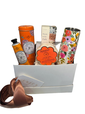 Floral Blossom Box - Tangerine Small