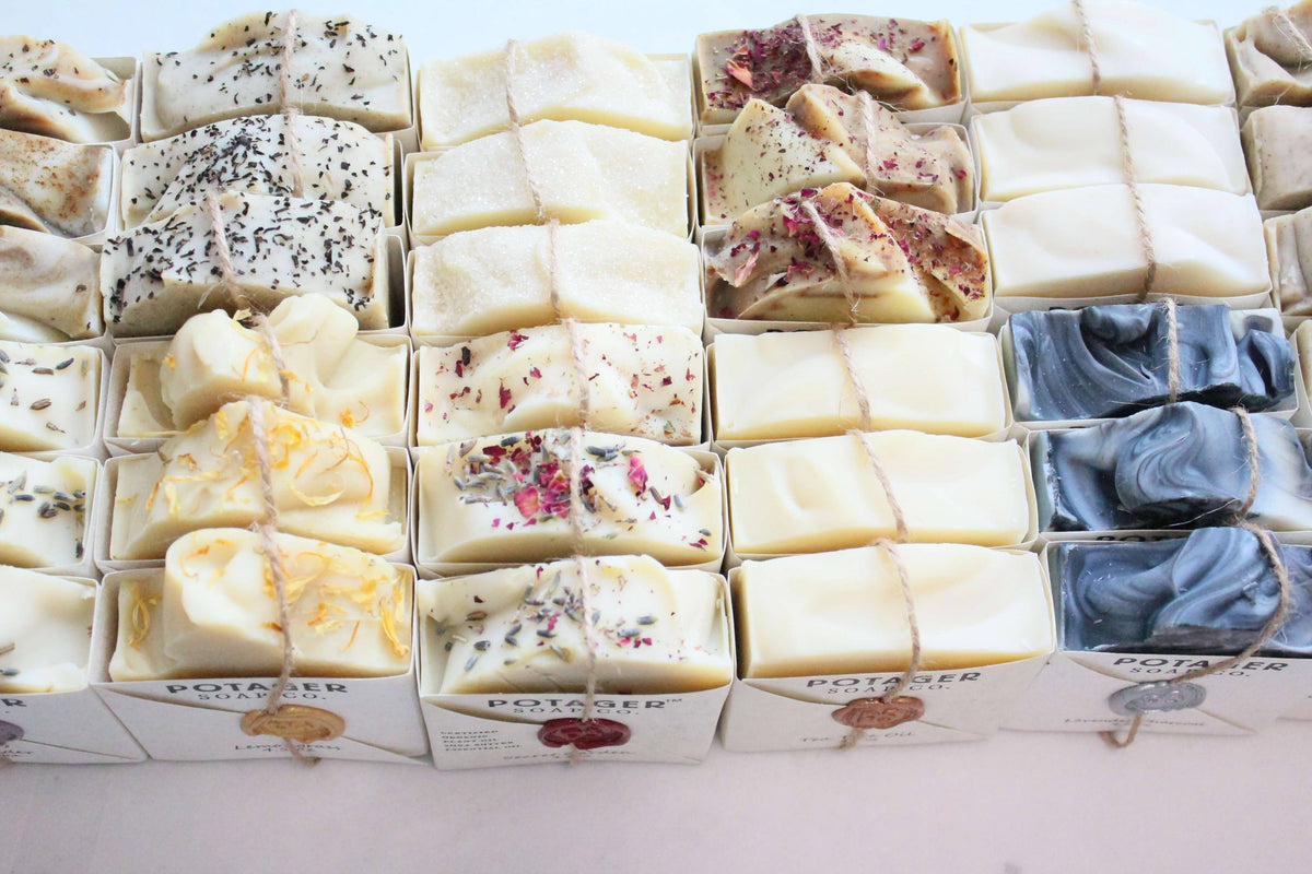 Potager Natural Soap Secret Garden w/Pink Clay