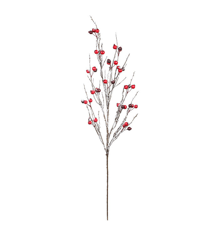 Rama Nevada 2 Tonos Rojo 40"