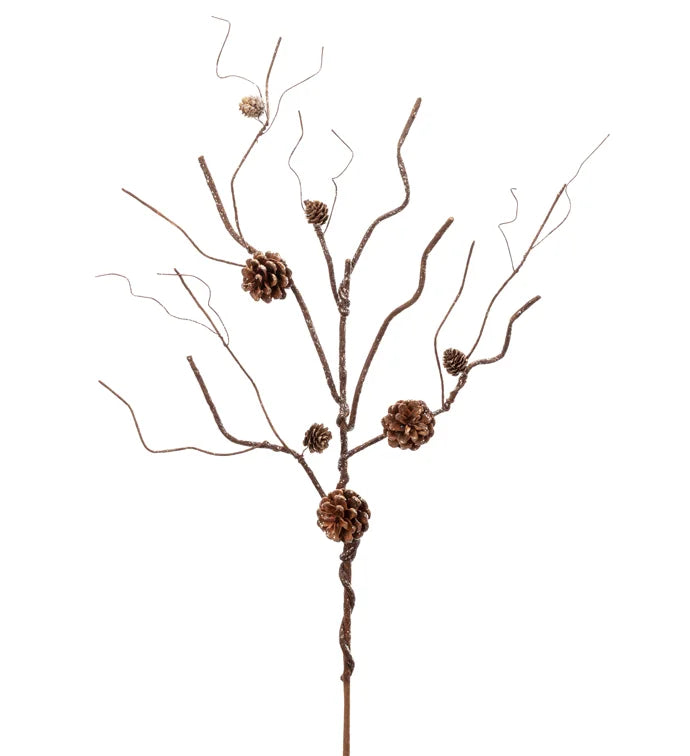 Rama Pinecones Marrón