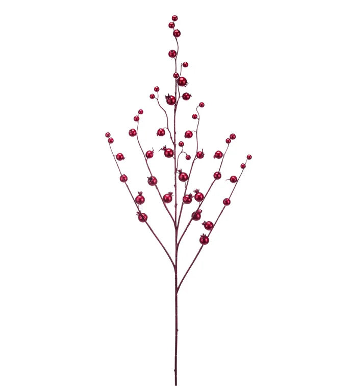 Espiga Berries Rojo Metálico