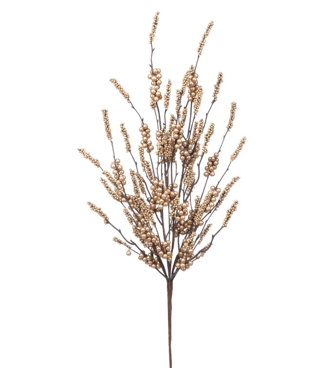 Espiga Berries Doradas 27"
