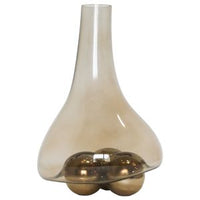 16" GLASS & METAL BALL BASE