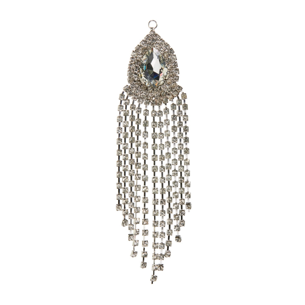 6.25" Gemas y Rhinestone Colgante- Ornamento