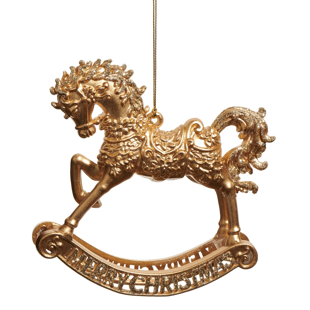 5.5"  Caballito Dorado- Ornamento