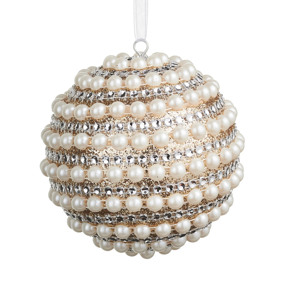 Esfera Collar de Perlas 4"