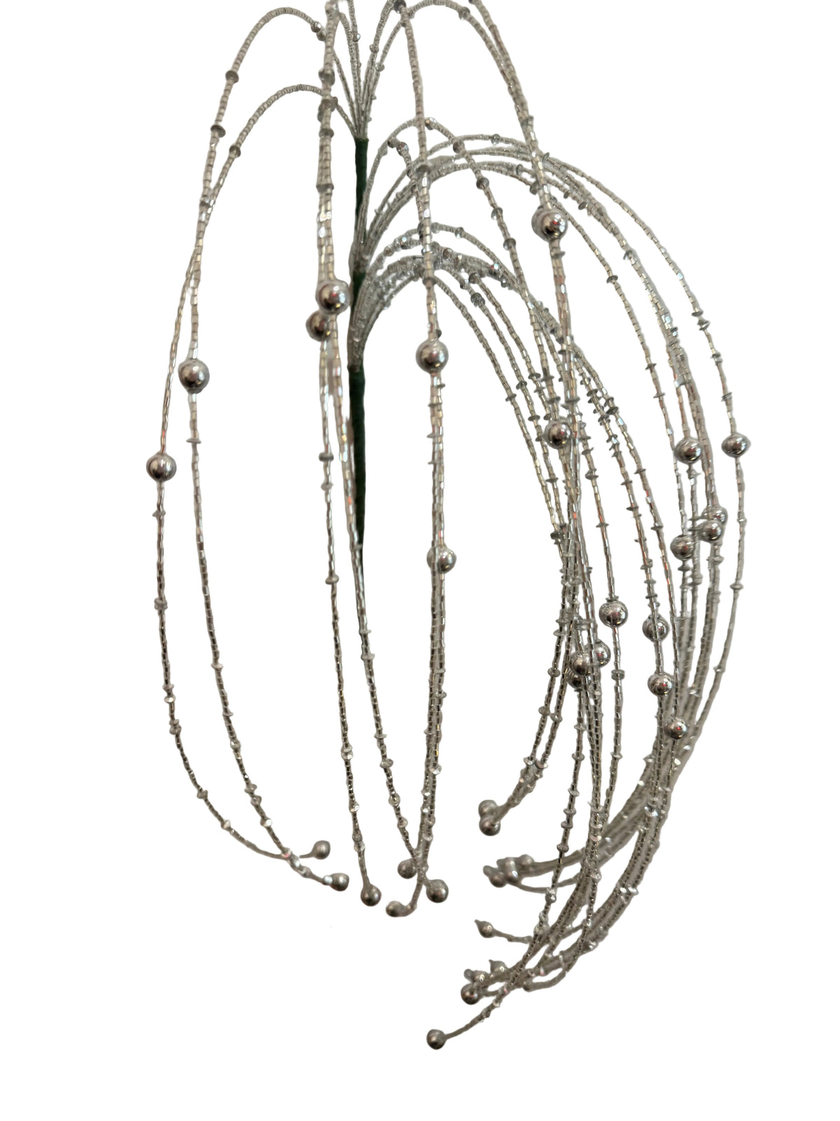 ESPIGA CANUTILLO PLATEADO 18"