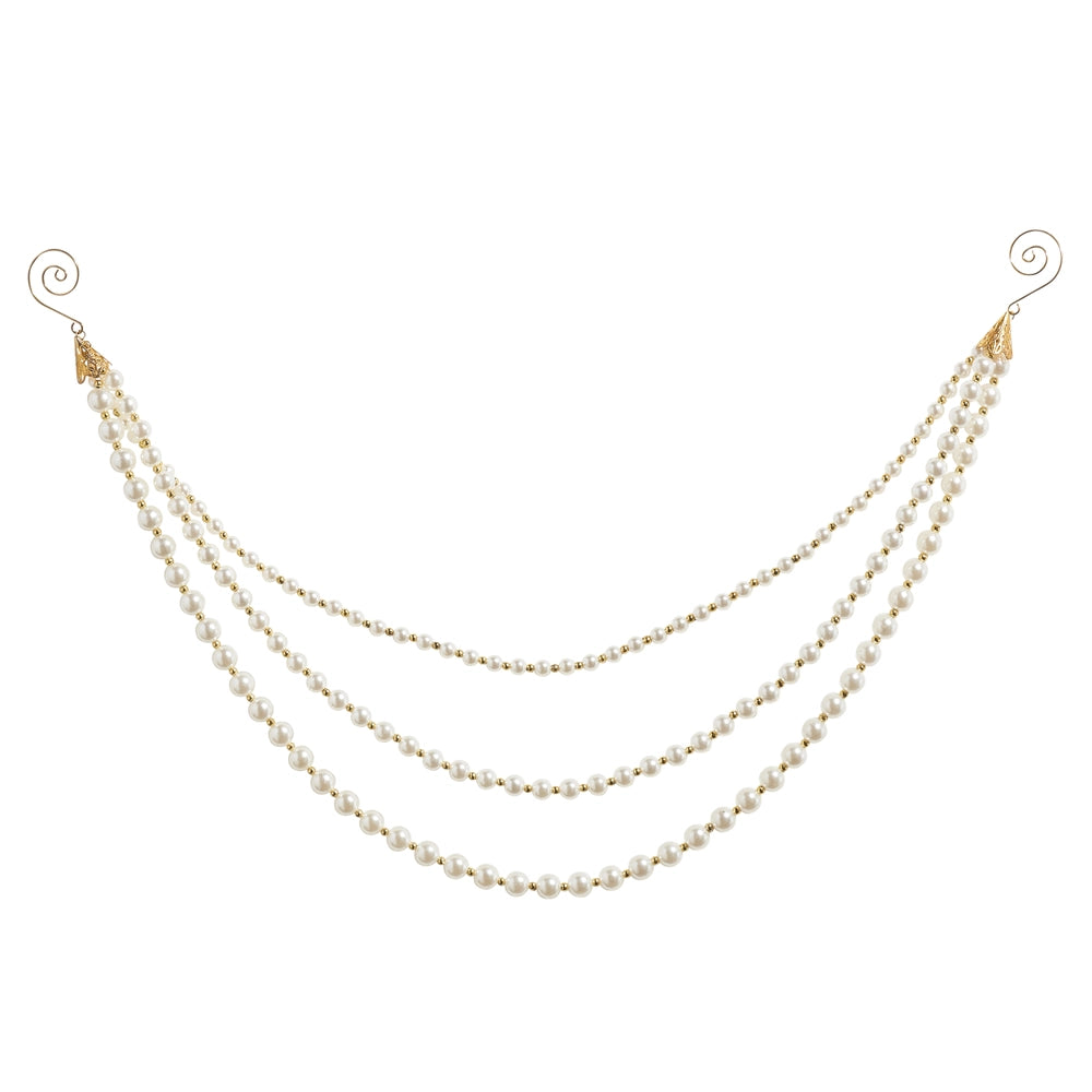20" Garland Triple en Perlas
