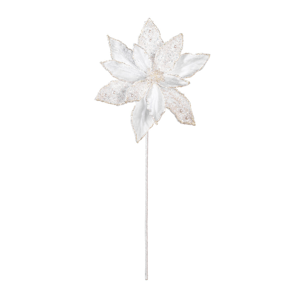 Pascua Velvet Blanco y Perlas 11"