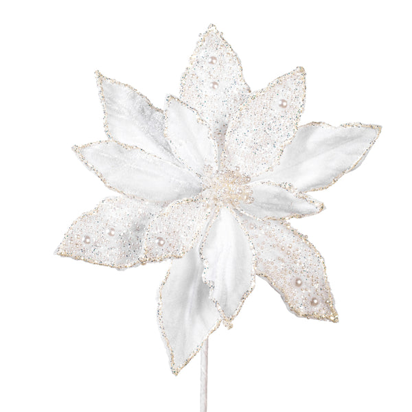 Pascua Velvet Blanco y Perlas 11"