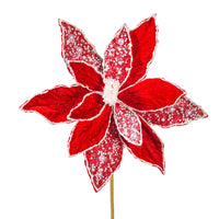 Pascua Velvet Rojo y Perlas 17"