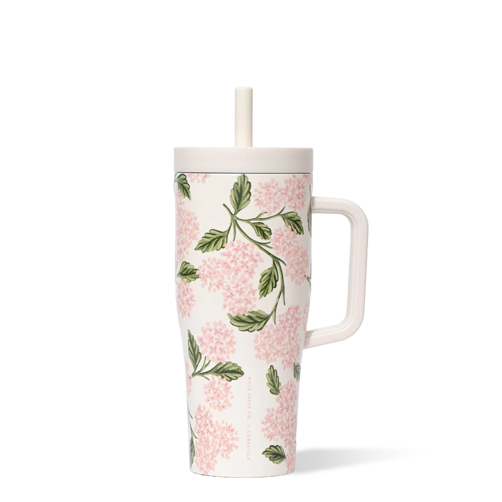 RIFLE PAPER CO. LEAKPROOF CRUISER Pink Hydrangea / 22oz
