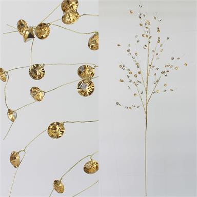 CRISTAL GEM SPRAY 28.5" GOLD