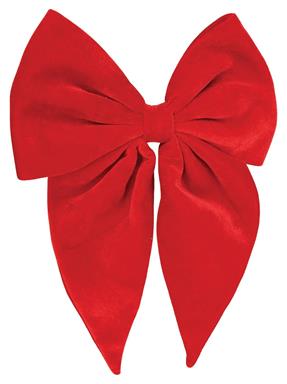 BOW,W15''X19'',RED,