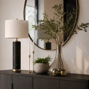 16" GLASS & METAL BALL BASE