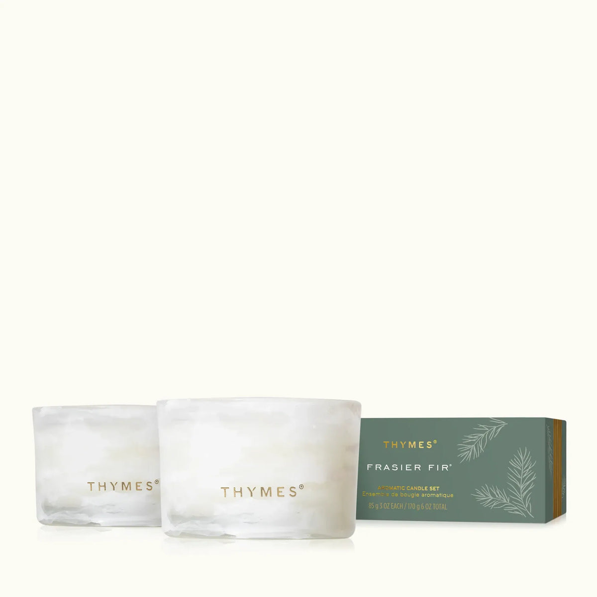 Fraser Fir Candle Duo /set Tidings