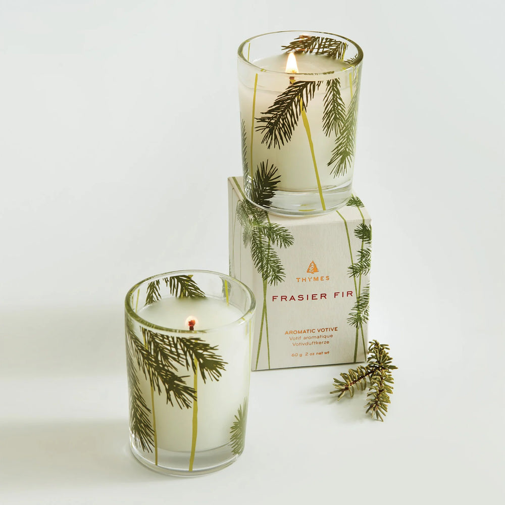 Fraser Fir Votive Pine Needle