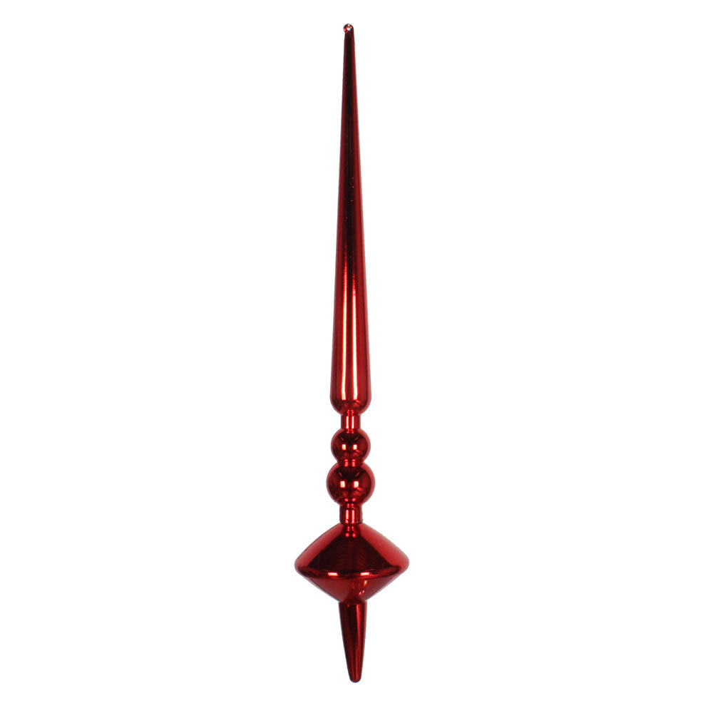 18" FINIAL BURGANDY 2PK