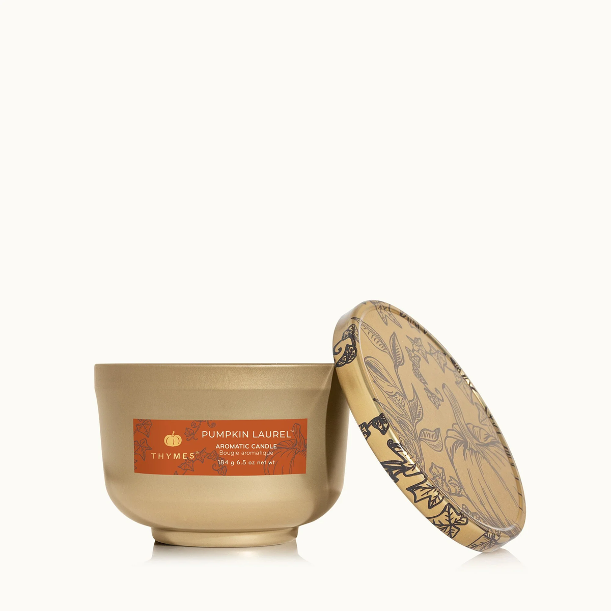 Pumpking Laurel Tin candle 6.5oz