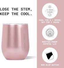Stemless Rose Metallic 12 oz