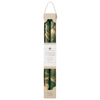 NL Taper Candle Gold Marble