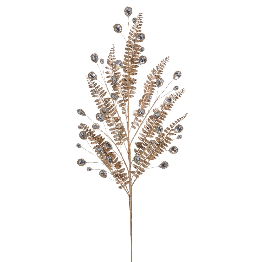 32" Gold Jeweled Fern Spray Pre-Venta DISPONIBLE 7-9 NOVIEMBRE