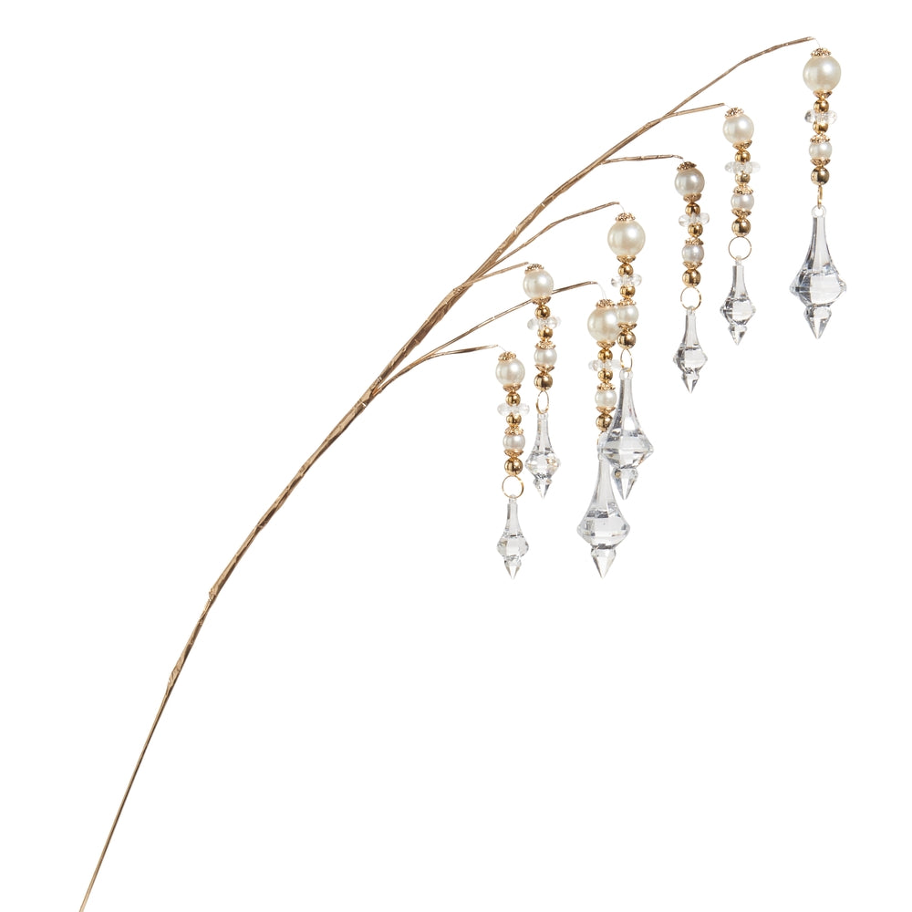 32.5" Pearl Crystal Dripping Spray Pre-Venta DISPONIBLE 7-9 NOVIEMBRE