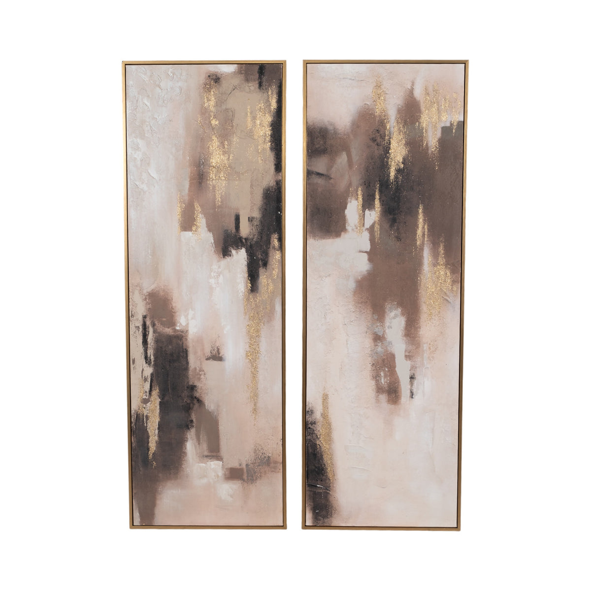 S/2 23X70 CASTER HANDPAINTED WALL 1 ART
