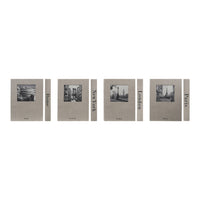 Linen Book Storage Box City Name