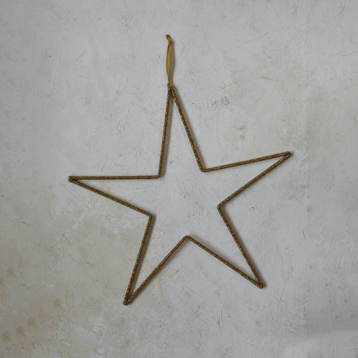 Estrella Canutillos Dorados 20"